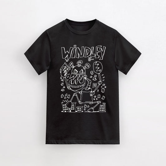 Windley Robot T-Shirt (Black)